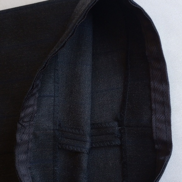 NWT Men's Chasteman Suit Blazer Pleated Pants 38R 32x32 Dark Gray Blue Pinstripe - Picture 14 of 14